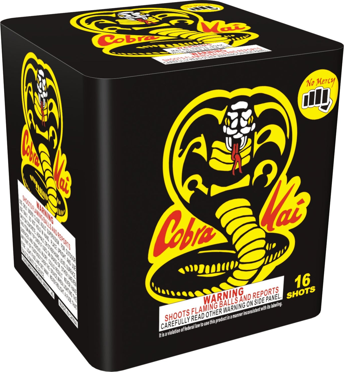Cobra Kai No Mercy wholesale 200 gram multi-shot fireworks cake