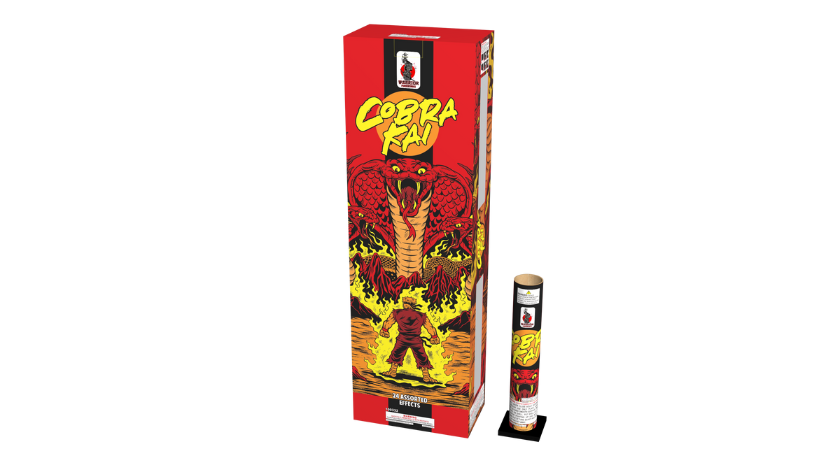 Cobra Kai 5" HD Major League Pyro wholesale reloadable aerial shell kit