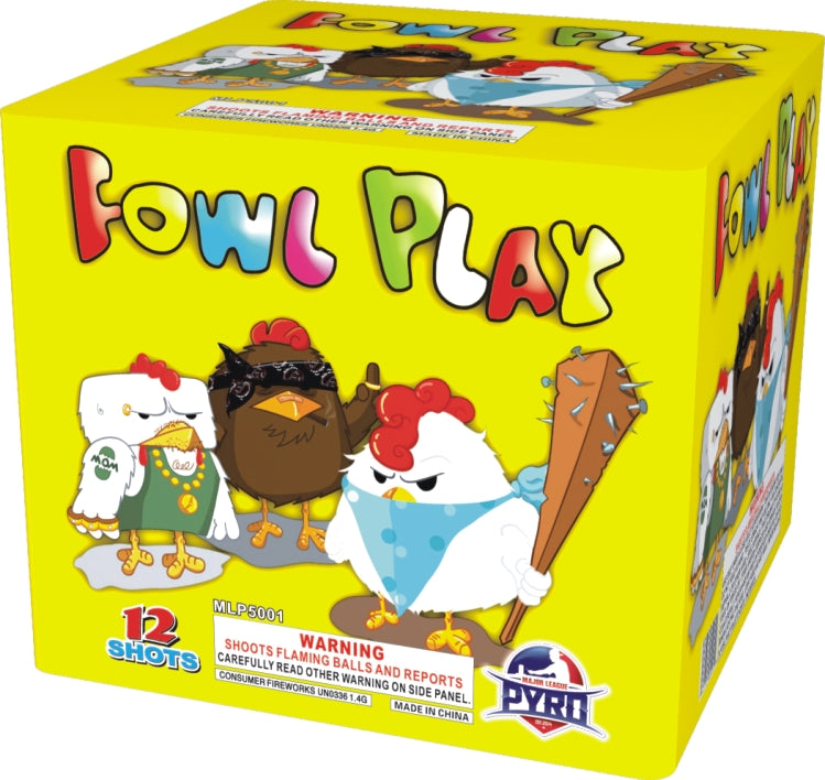 Fowl Play Major League Pyro wholesale 500g fireworks cake