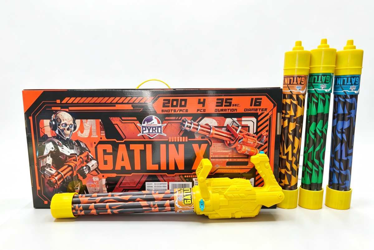 Gatlin X Major League Pyro wholesale roman candle firework