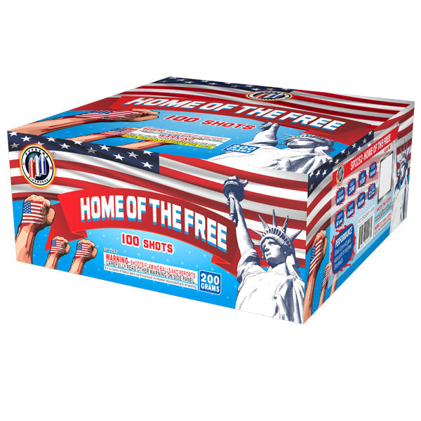 Home of The Free Supreme Fireworks wholesale 200 gram multi-shot fireworks cake