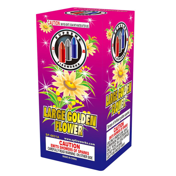 Large Golden Flower Supreme Fireworks wholesale fountain firework
