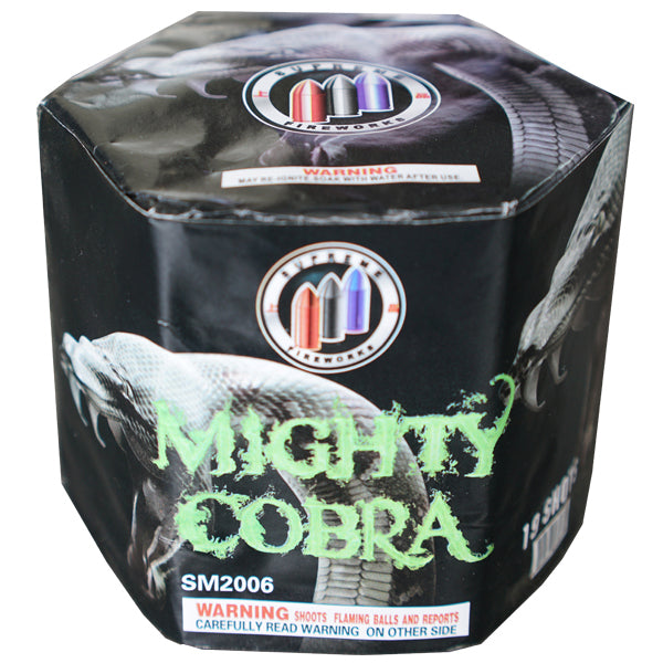 Mighty Cobra Supreme Fireworks wholesale 200 gram multi-shot fireworks cake