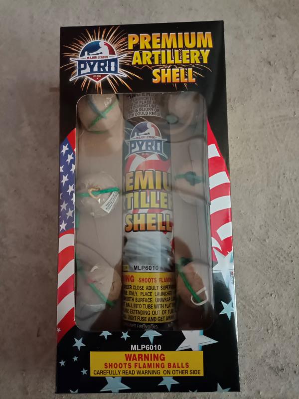 Premium Ball Shell Artillery Major League Pyro wholesale reloadable aerial shell kit