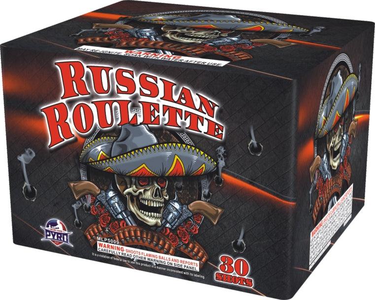 Russian Roulette Major League Pyro wholesale 500g fireworks cake