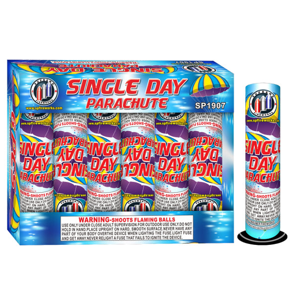 Single Day Parachute Supreme Fireworks wholesale parachute firework