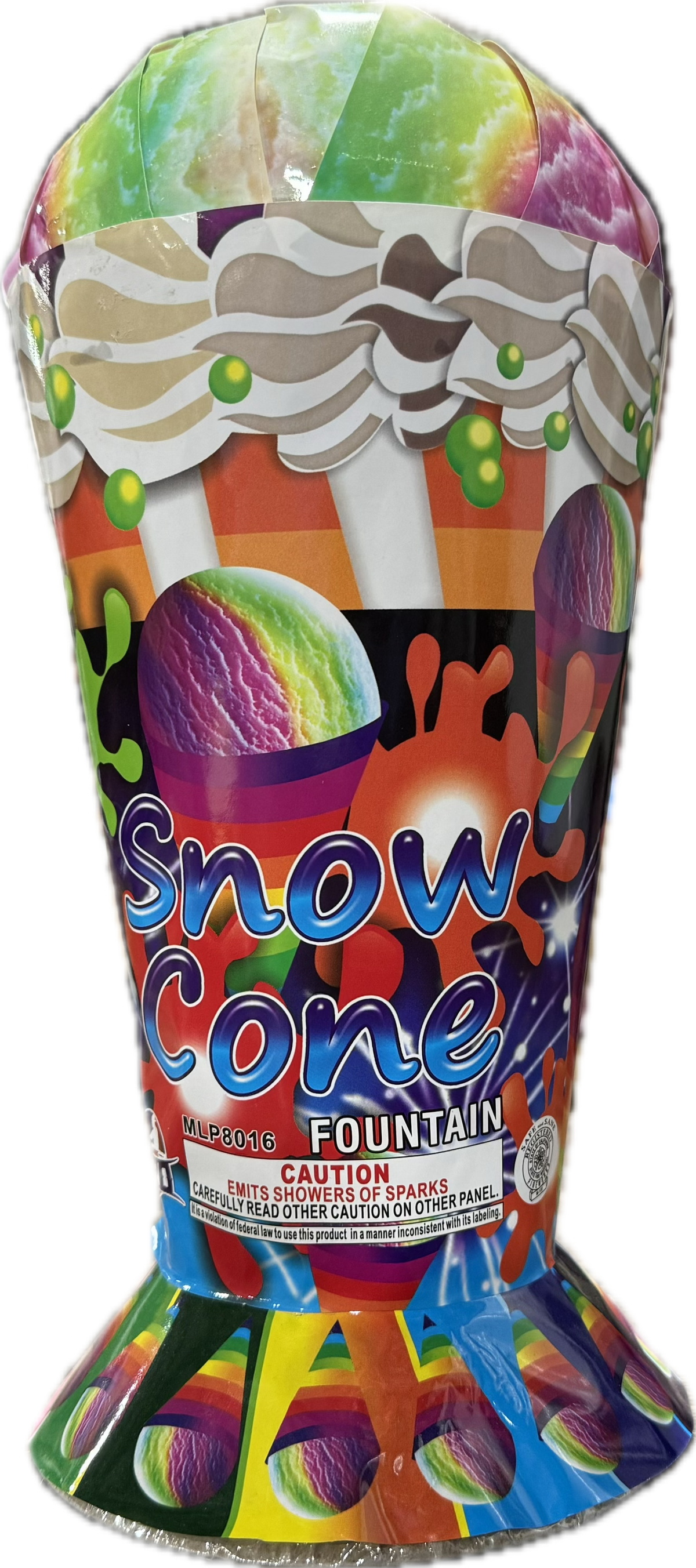 Snow Cone Fountain Major League Pyro wholesale 500 gram fountain firework