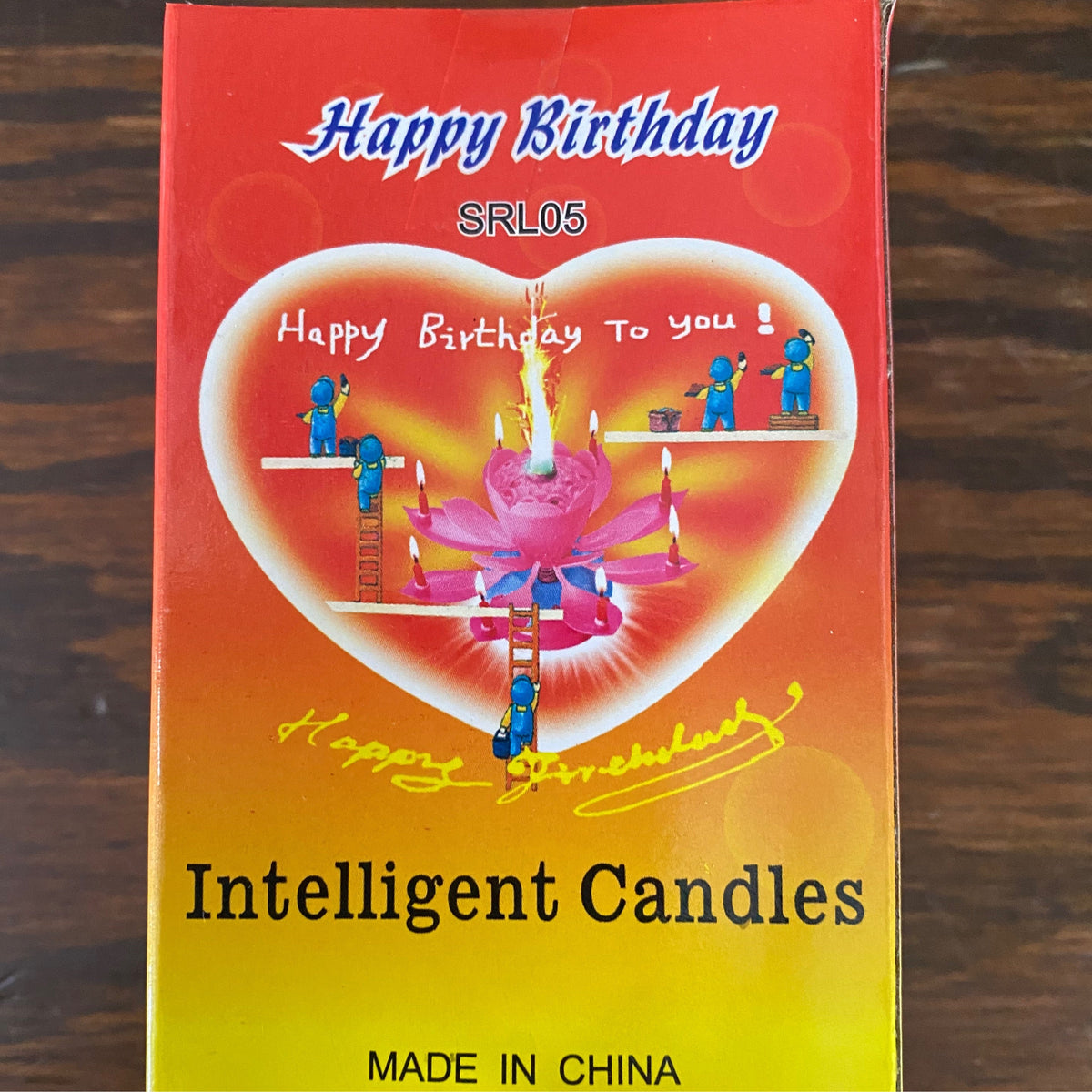 Birthday Candle (Pink Flower)