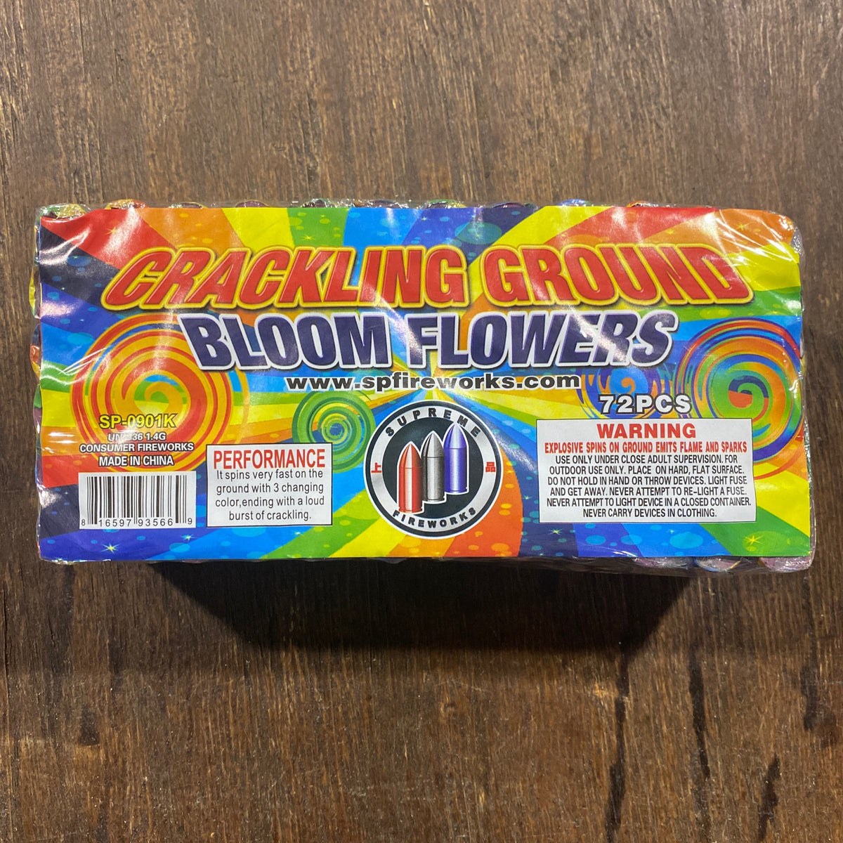 Ground Bloom Flower Crackling (Brick)