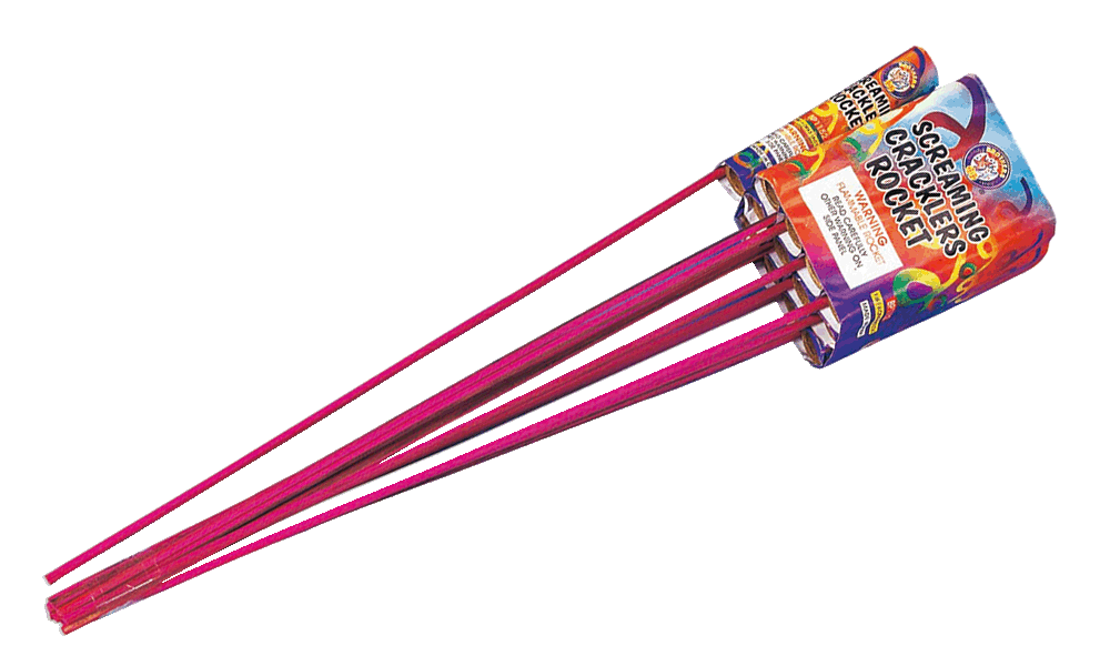 Screaming Crackling Rocket 12 Pack