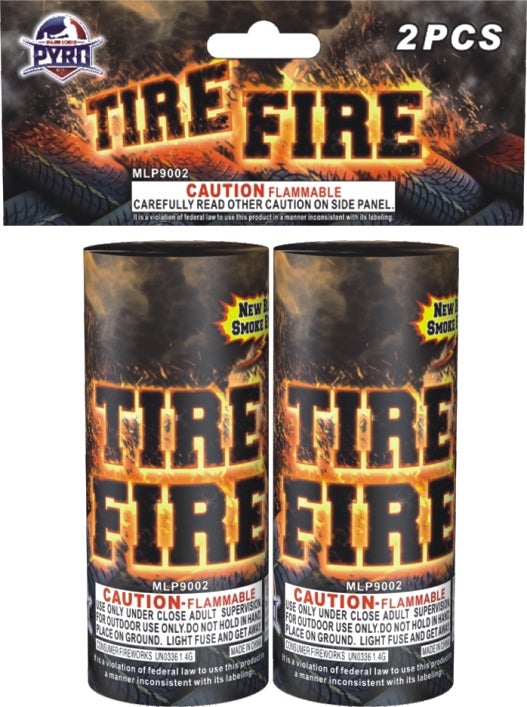 Tire Fire Black Smoke