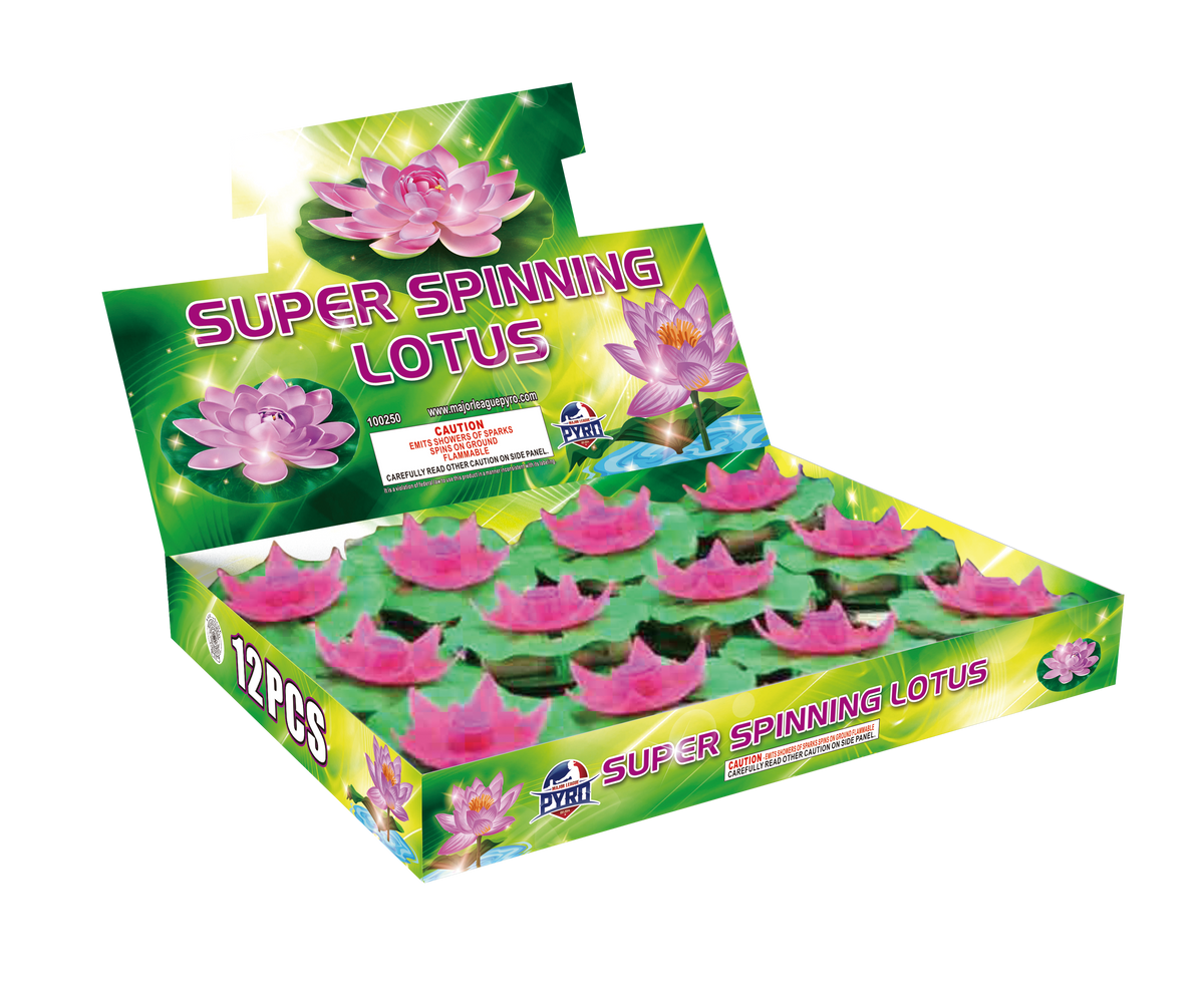 Super Spinning Lotus Flower Major League Pyro wholesale spinning ground firework