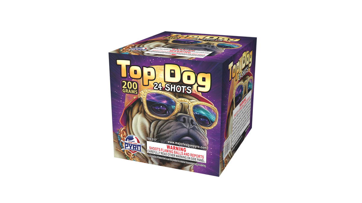 Top Dog Major League Pyro wholesale 200 gram multi-shot fireworks cake