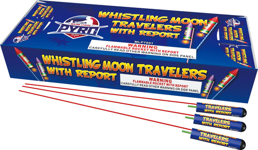 Whistling Moon Traveler Major League Pyro wholesale aerial rocket or missile firework
