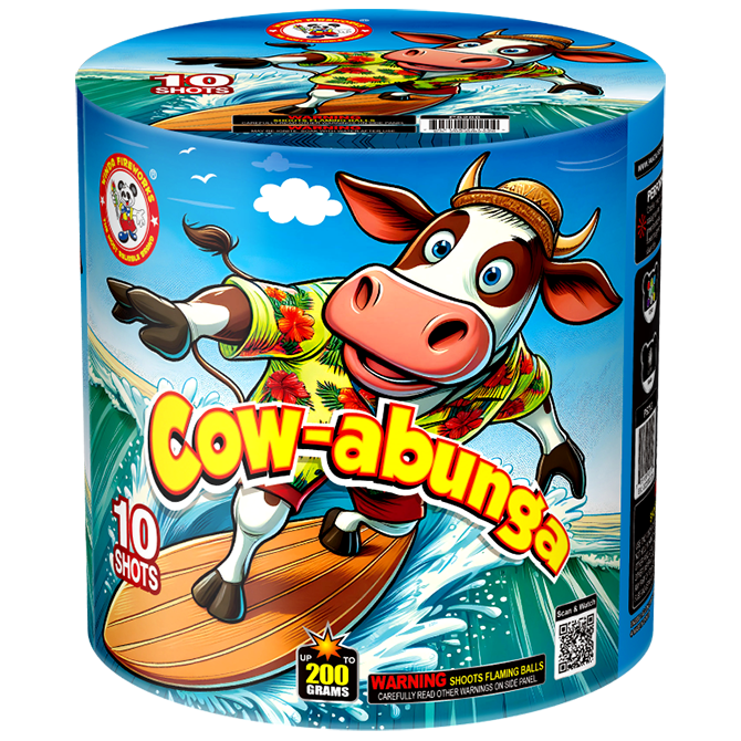 Cow-Abunga product packaging