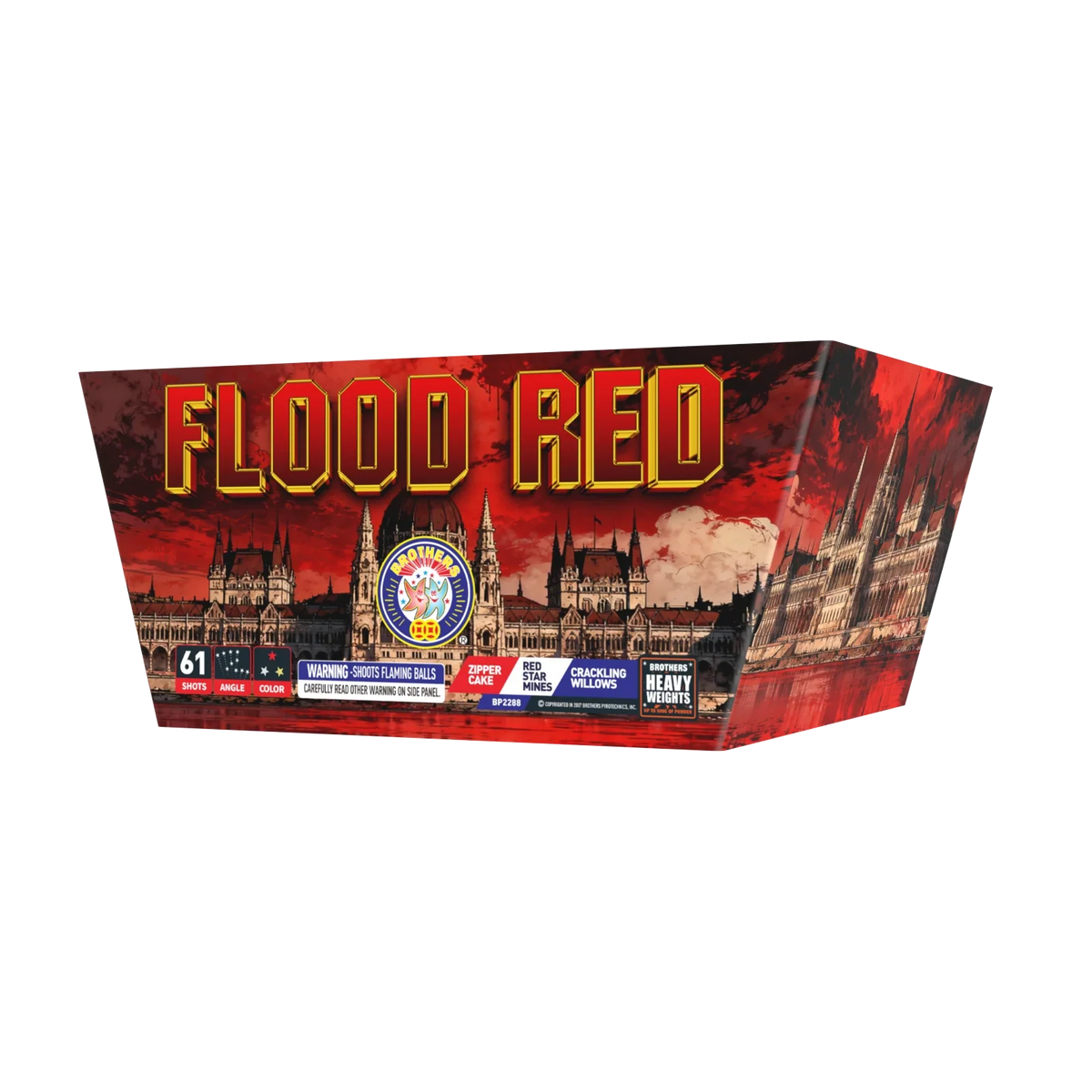 Flood Red 61 Shots product packaging