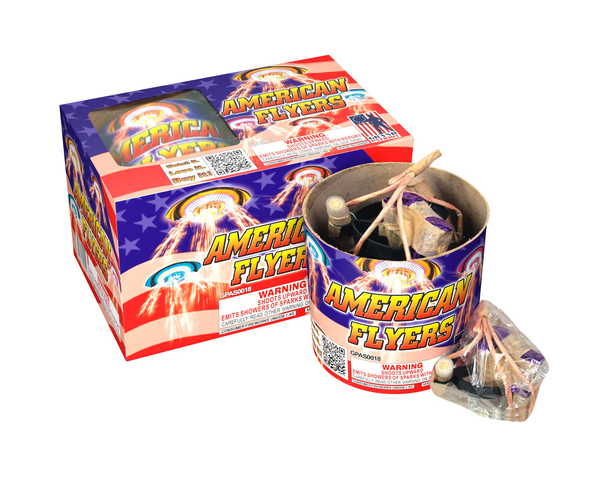 American Flyers Grand Patriot reloadable fireworks shell kit