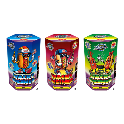 WACKY WEINER M6002 — original Miracle Fireworks product image