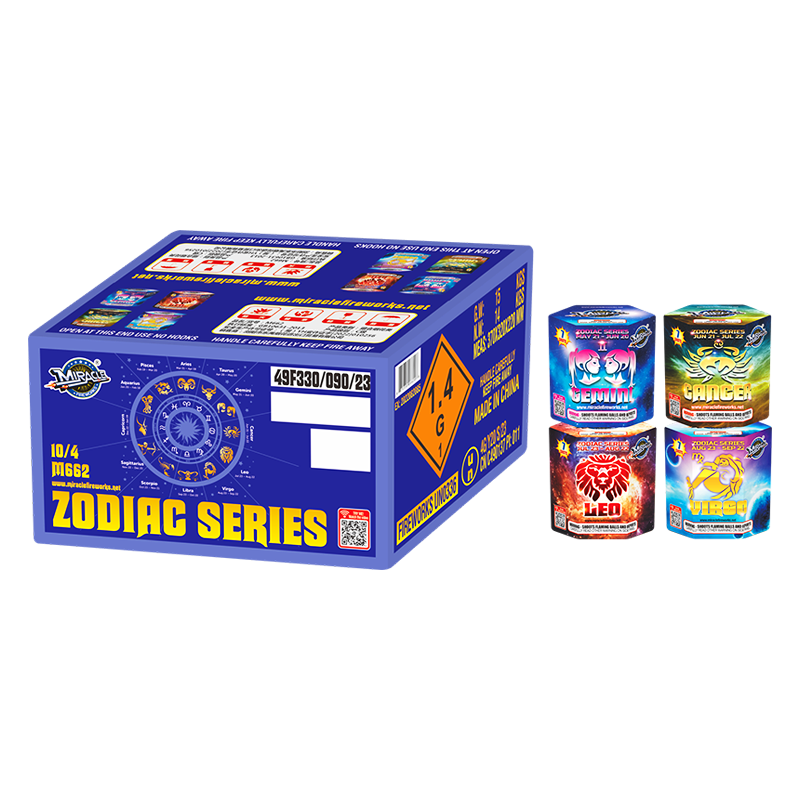 ZODIAC SERIES M662 — original Miracle Fireworks product image