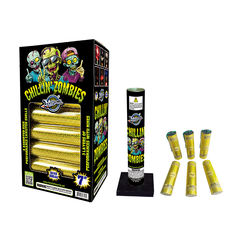 Chillin' Zombies M841 by Miracle Fireworks — original manufacturer product image
