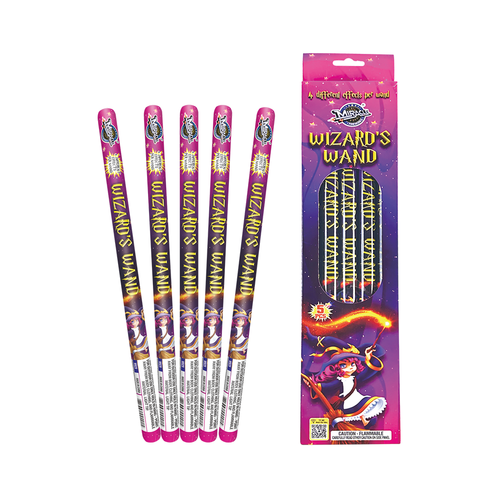WIZARD'S WAND M929 — original Miracle Fireworks product image