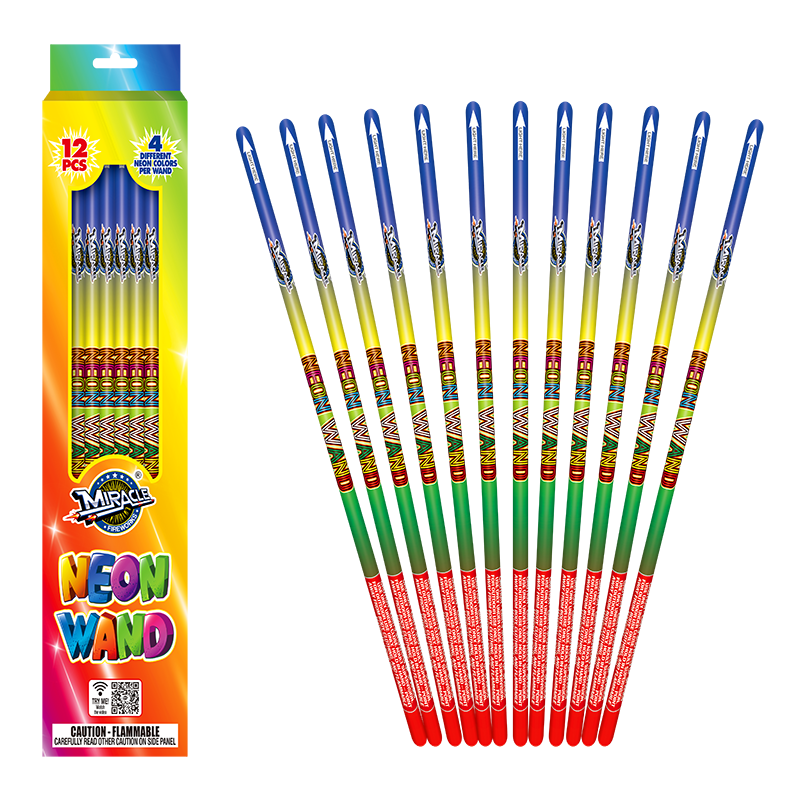 NEON WAND M955 — original Miracle Fireworks product image