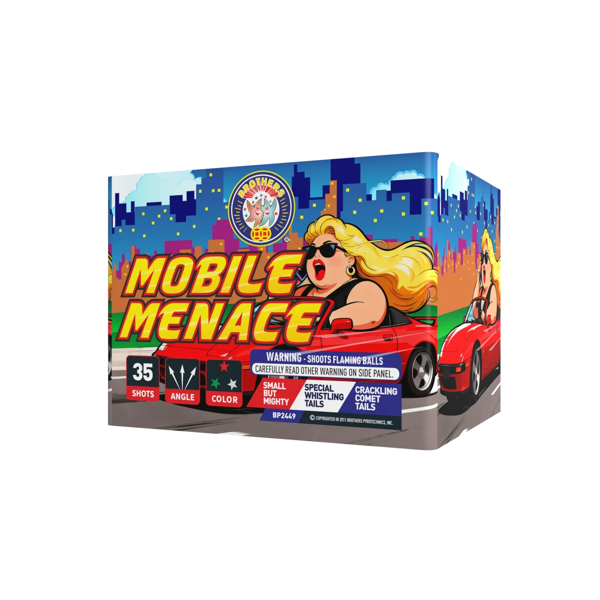 Mobile Menace 35 Shots product packaging