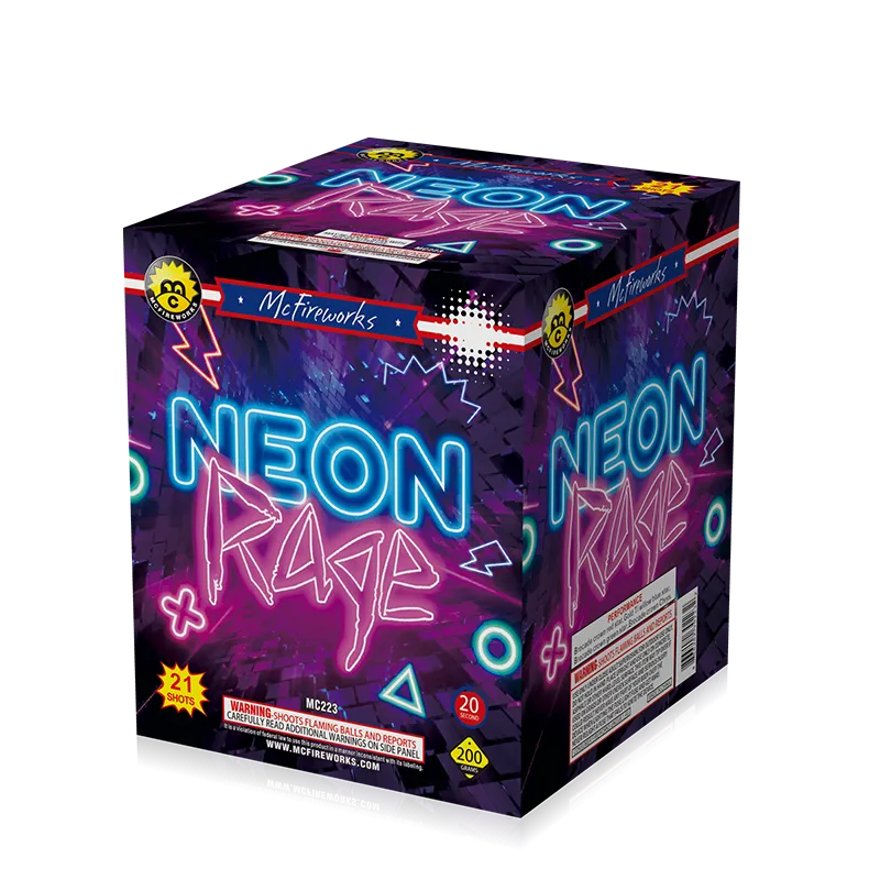 Neon Rage product packaging