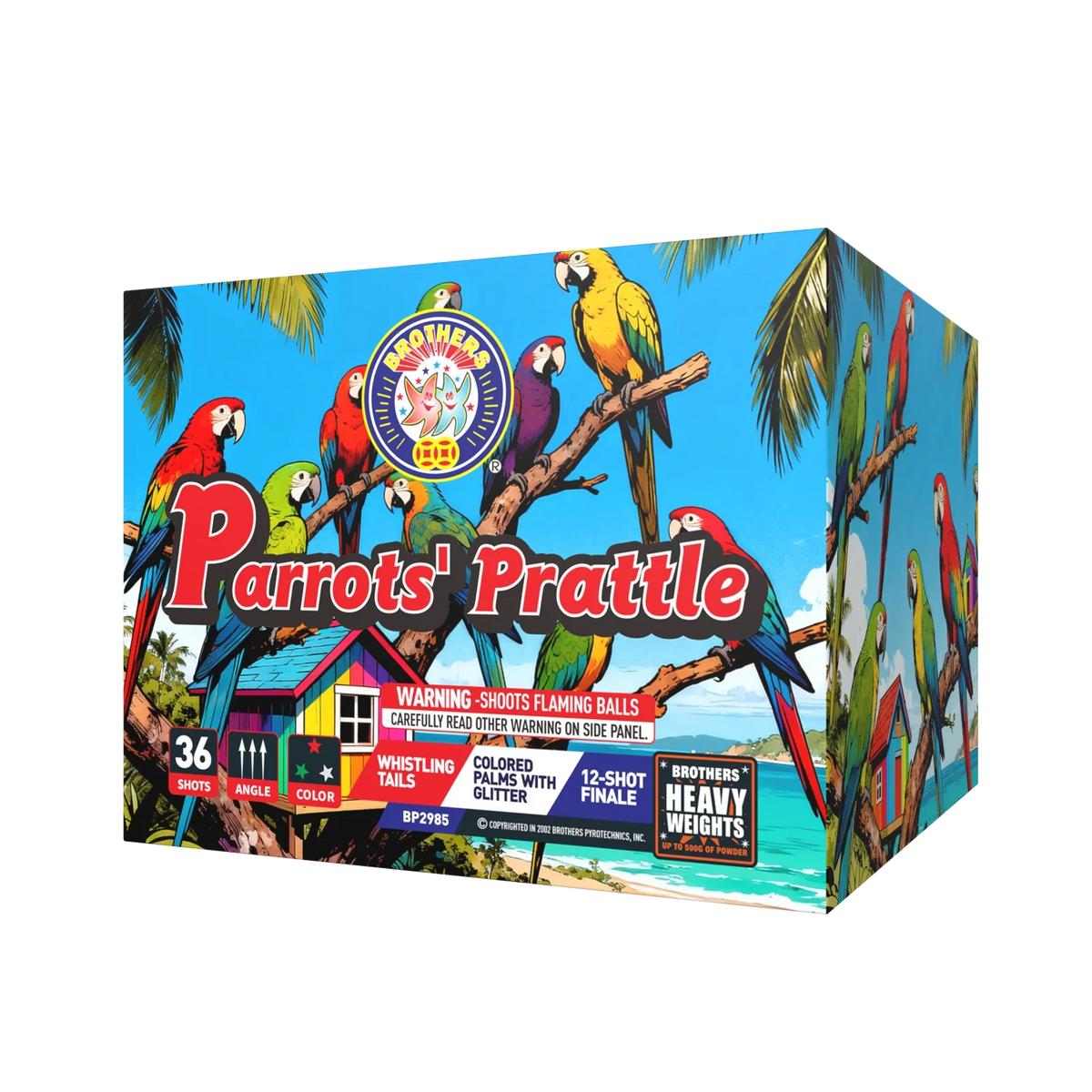 Parrot's Prattle product packaging