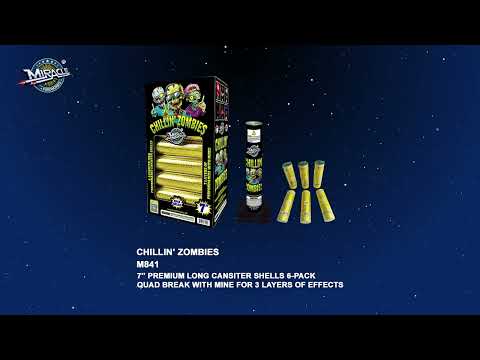 7'' Chillin' Zombies M841 — official Miracle Fireworks YouTube demo