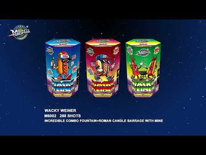 WACKY WEINER M6002 — official Miracle Fireworks YouTube demo