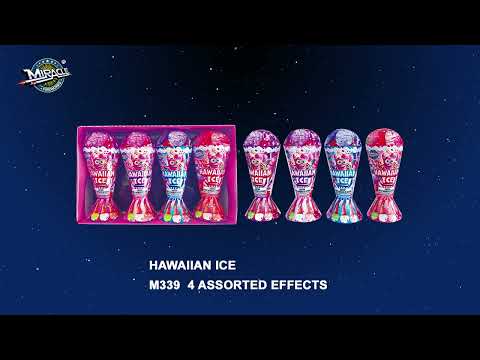 HAWAIIAN ICE JR. M339 — official Miracle Fireworks YouTube demo