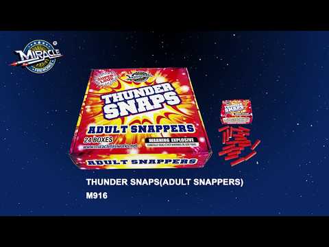 THUNDER SNAPS M916 — official Miracle Fireworks YouTube demo