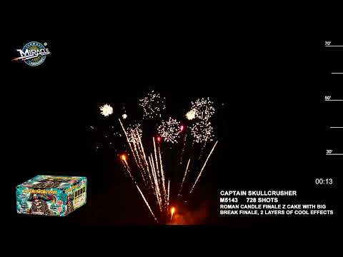 CAPTAIN SKULLCRUSHER M5143 — official Miracle Fireworks YouTube demo