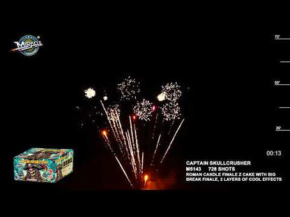 CAPTAIN SKULLCRUSHER M5143 — official Miracle Fireworks YouTube demo
