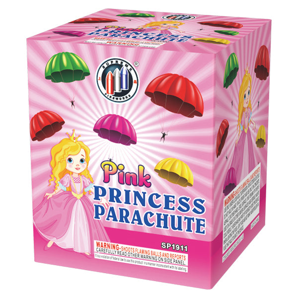 PINK PRINCESS PARACHUTE Supreme Fireworks parachute firework