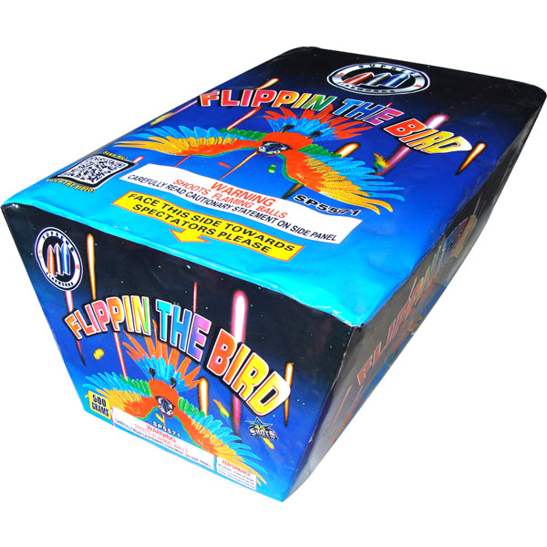 Flippin The Bird Supreme Fireworks 500 gram fireworks cake