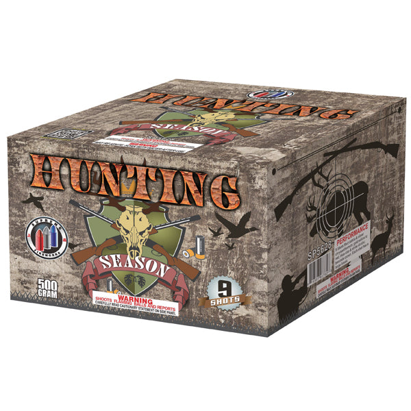 Hunting Season Supreme Fireworks 500 gram fireworks cake