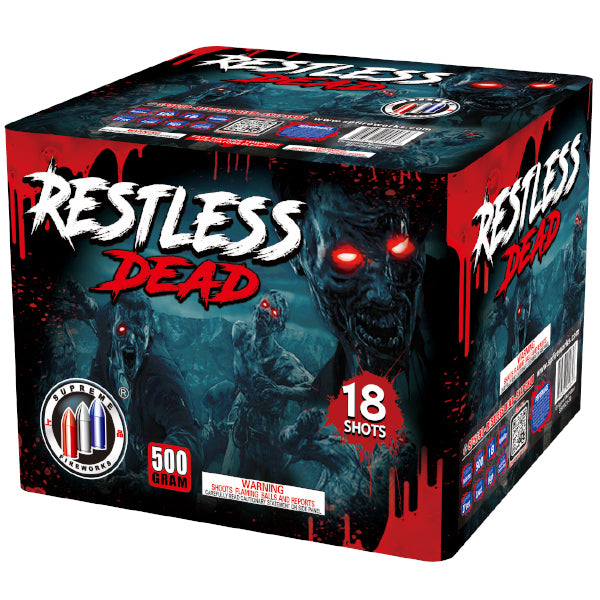 Restless Dead Supreme Fireworks 500 gram fireworks cake