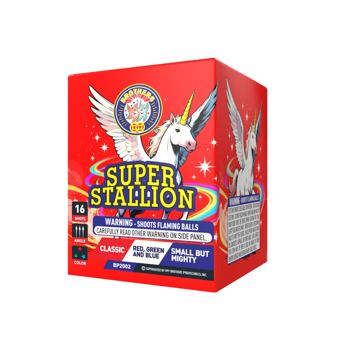 Super Stallion 16 Shot product packaging