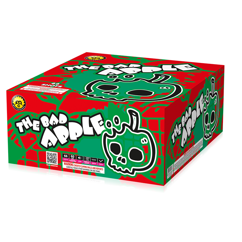 The Bad Apple product packaging