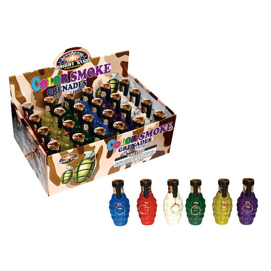 Color Smoke Grenades BS2602A product packaging