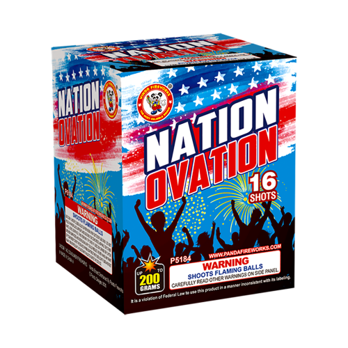 Nation Ovation 16's Winda wholesale 200 gram multi-shot fireworks cake