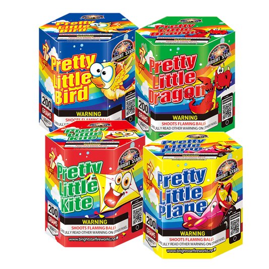 Pretty Little Flyers Combo Winda wholesale 200 gram multi-shot fireworks cake