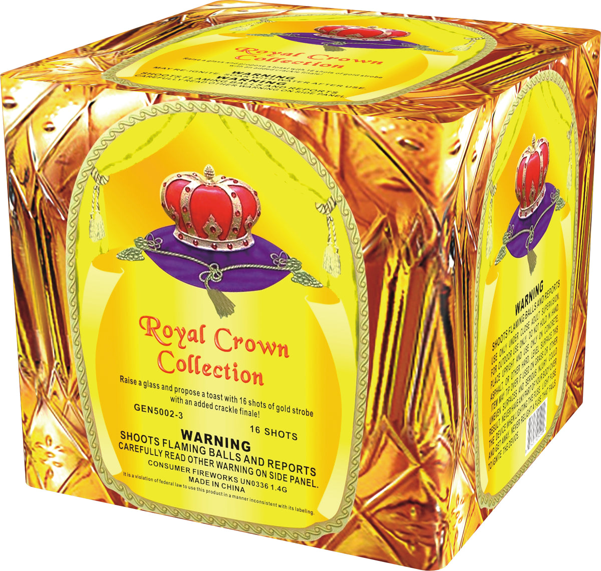 Royal Crown Collection 500g fireworks assortment additional package view