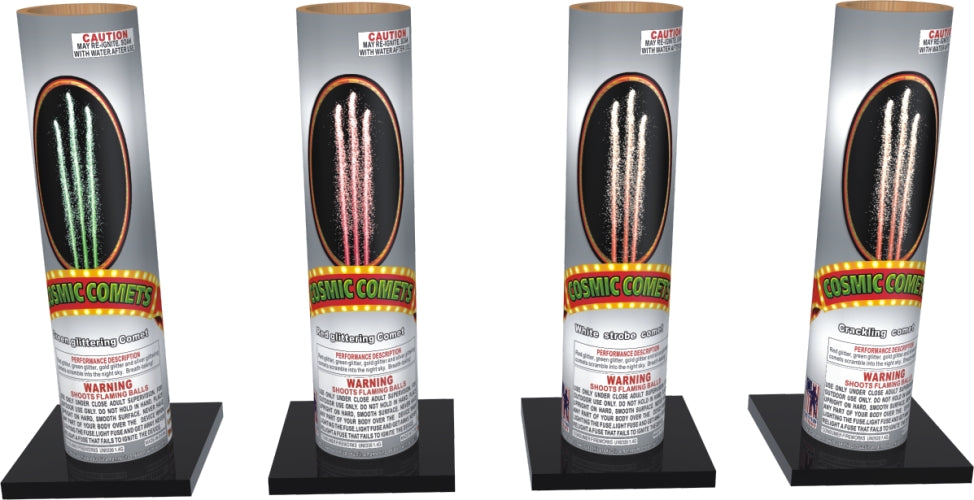 Cosmic Comets Grand Patriot wholesale reloadable aerial shell kit
