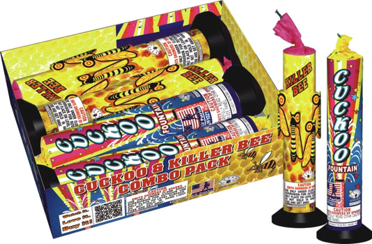 Cuckoo/Killer Bee Combo Grand Patriot wholesale fountain firework