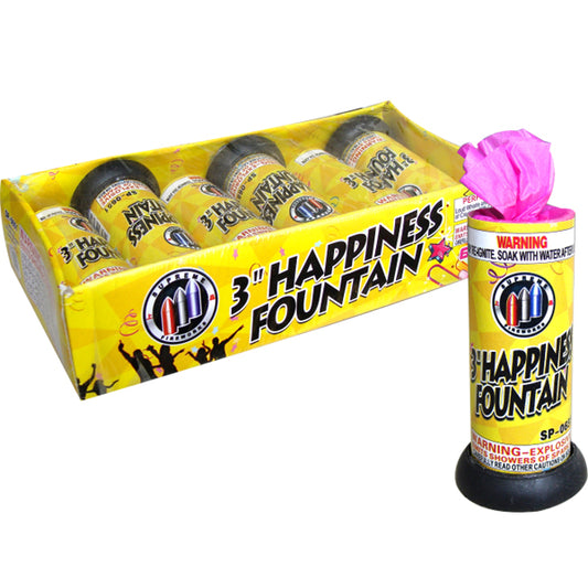 Supreme 3" Happiness Fountain Supreme Fireworks wholesale fountain firework