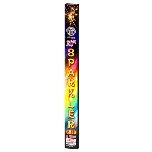 20" Sparkler Gold (Bamboo) Supreme Fireworks wholesale sparkler product