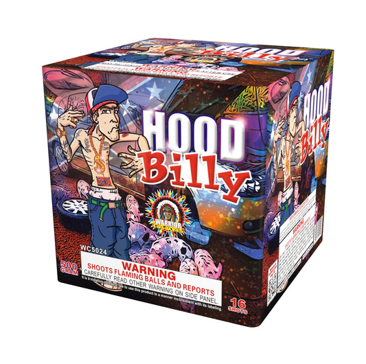 Hood Billy Warrior wholesale 500g fireworks cake